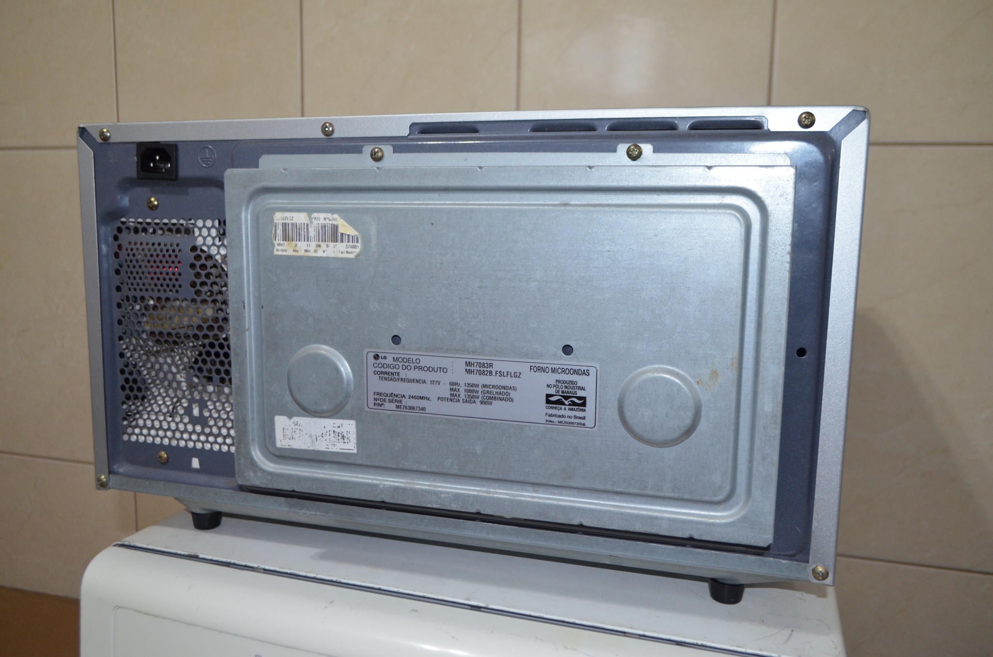 Forno de Microondas LG MH7083R