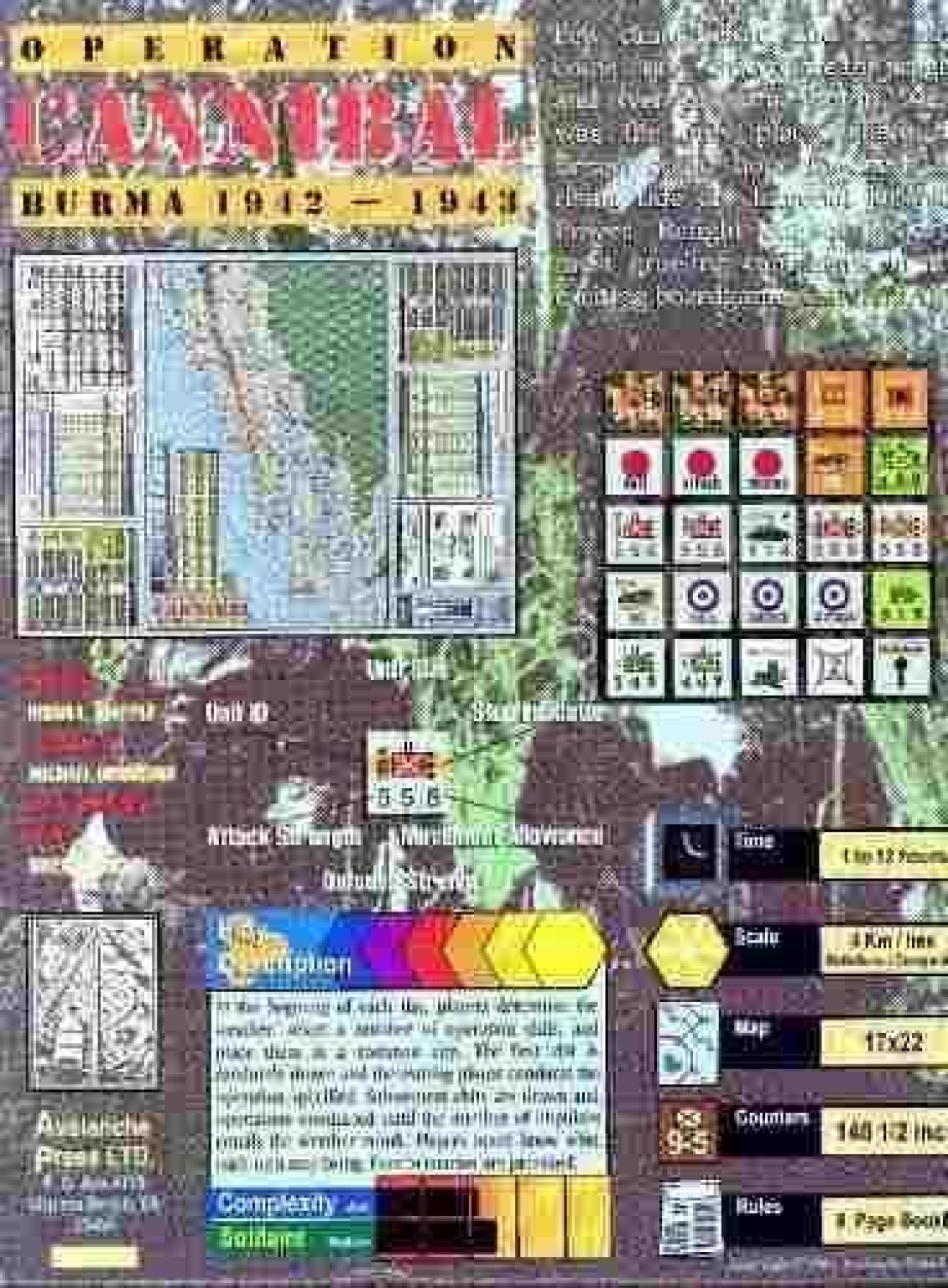 Operation Cannibal Burma 1942 - Wargame Tabuleiro