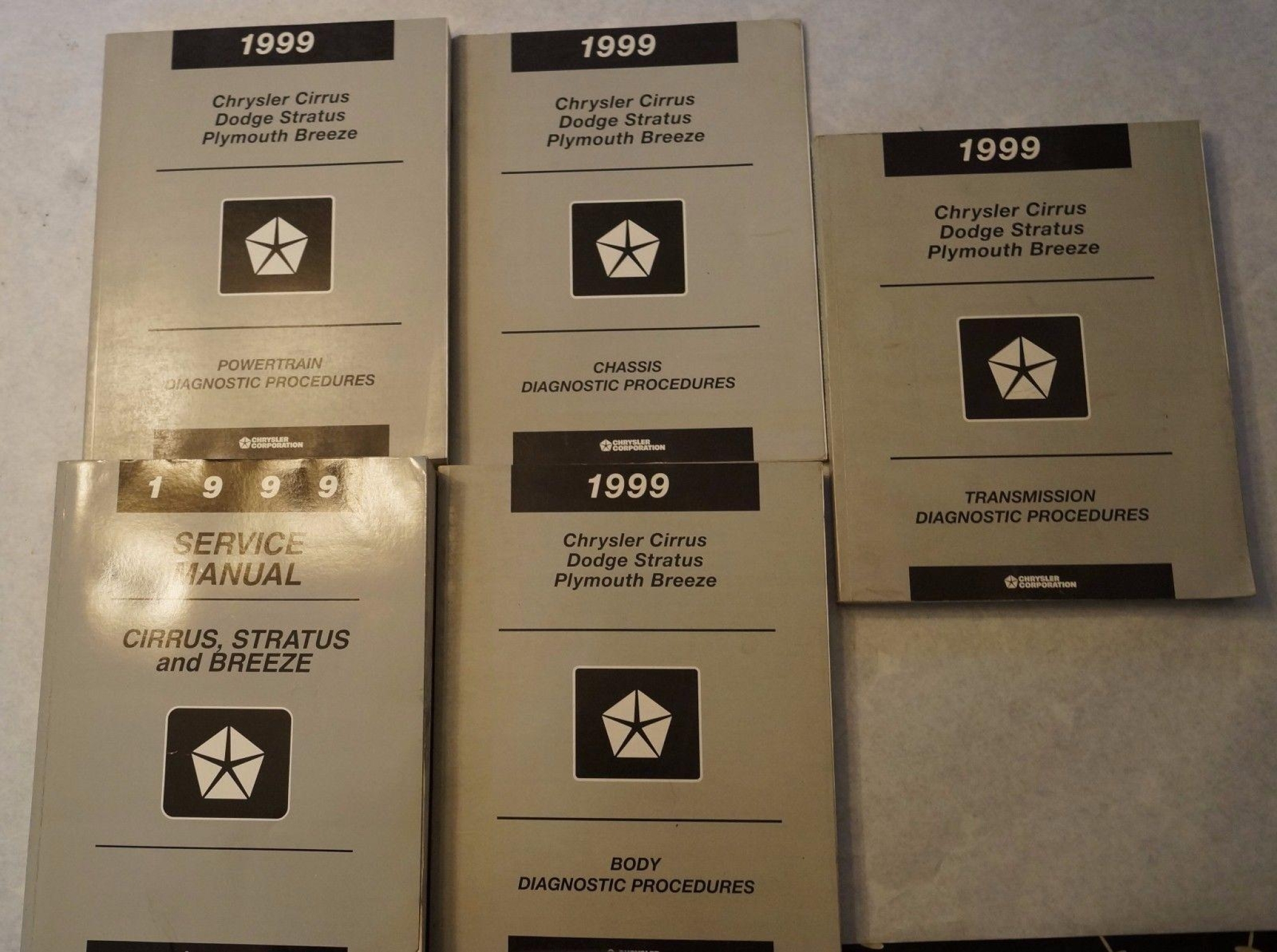 Manual de Serviço Dodge Chrysler Plymouth Stratus Cirrus Breeze