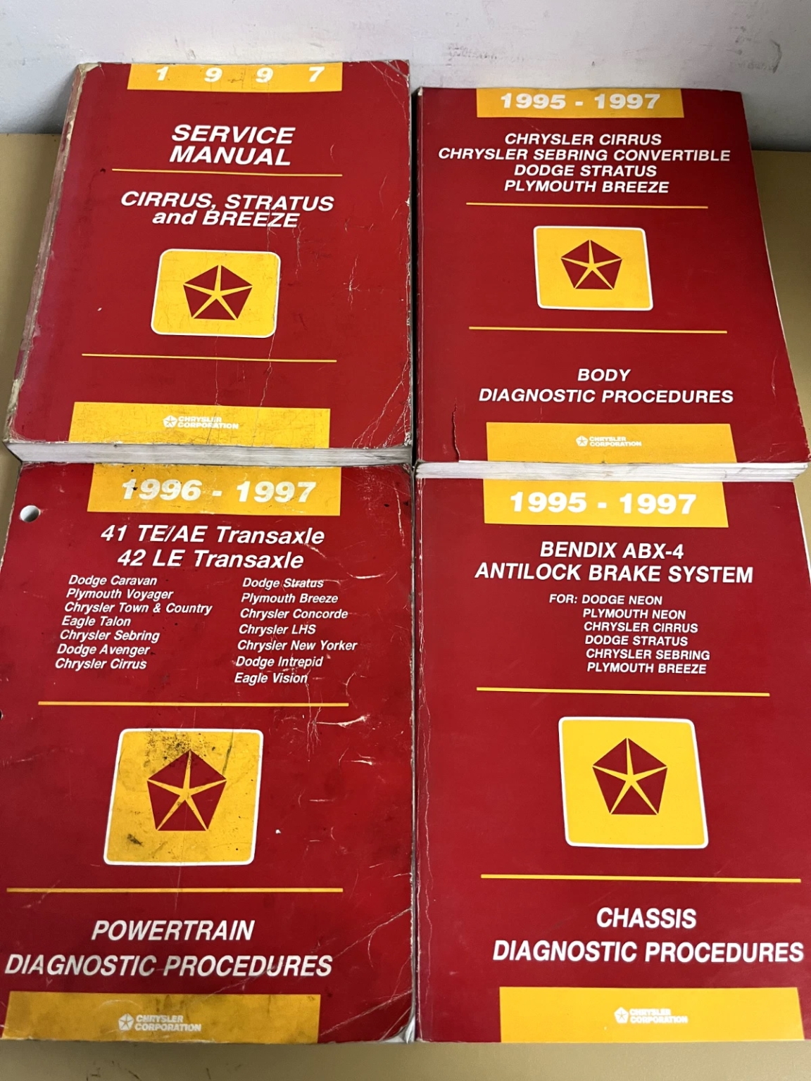 Manual de Serviço Dodge Chrysler Plymouth Stratus Cirrus Breeze